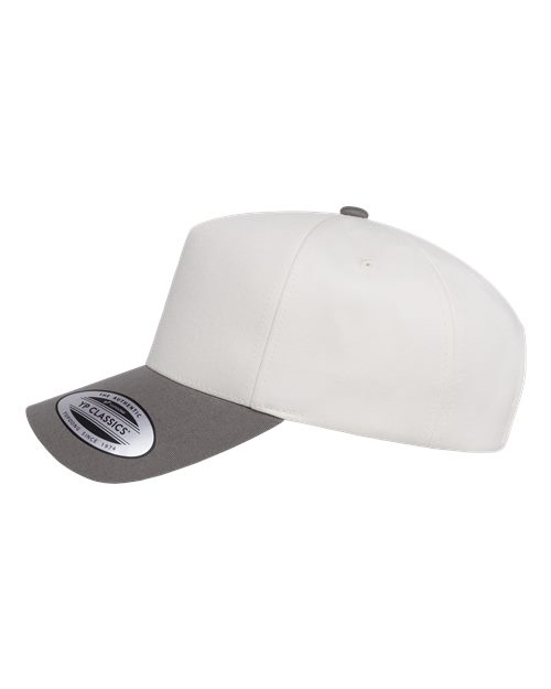 Retro Cotton Blend Snapback Cap – Detail