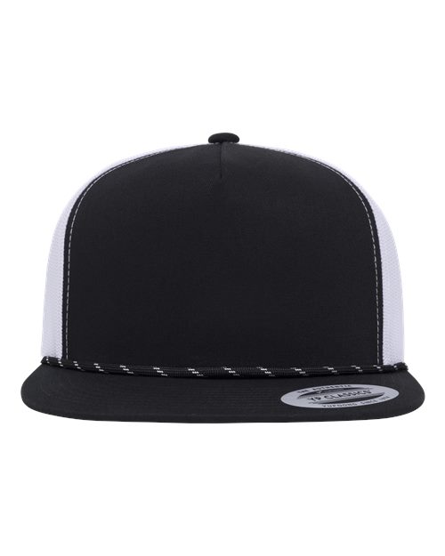 Classic Five-Panel Trucker Rope Cap – Front
