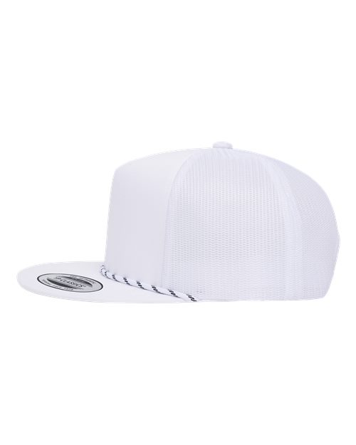 Classic Five-Panel Trucker Rope Cap – Detail