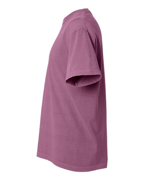 Unisex Heavyweight Cotton Garment-Dyed Tee – Detail