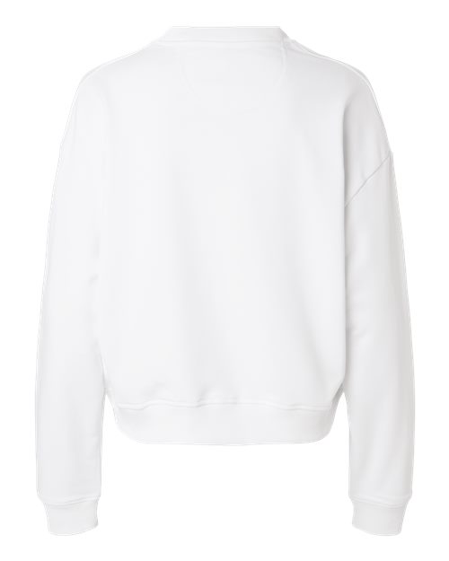 Women's French Terry V-Neck Sweatshirt – Back