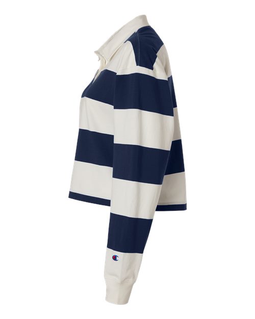 Women's Mid-Length Rugby Polo – Detail