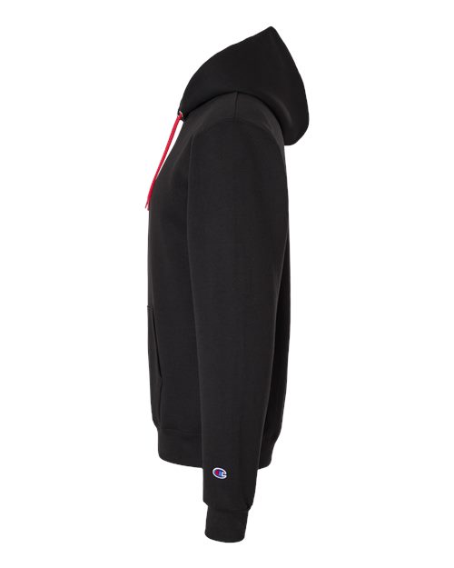 Unisex Powerblend® Contrast Color Hooded Sweatshirt – Detail
