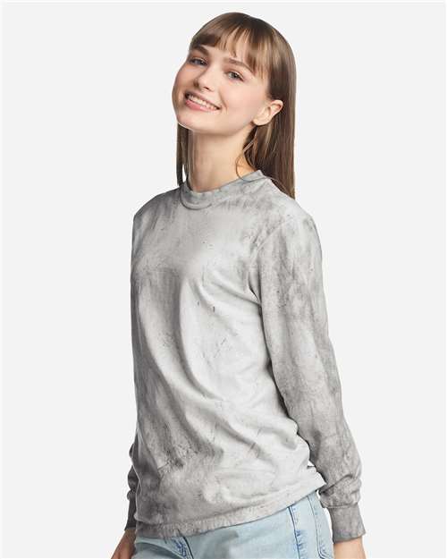 Unisex Colorblast™ Long Sleeve T-Shirt – Detail