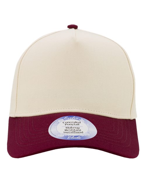 Women's Two-Tone Five-Panel Cap