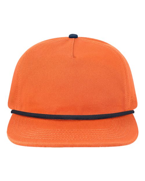 Five-Panel Rope Cap – Front