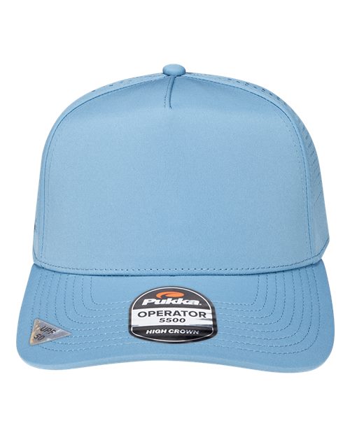 Operator Perforated Five-Panel Cap – Front