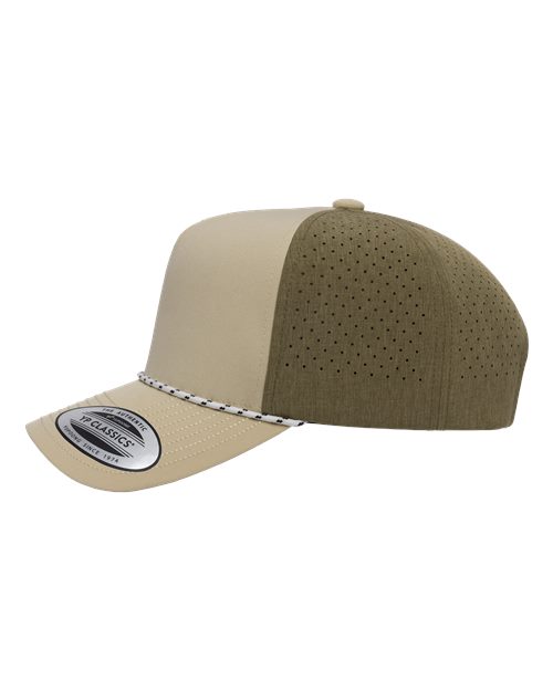 Five-Panel Perforated Rope Cap – Detail