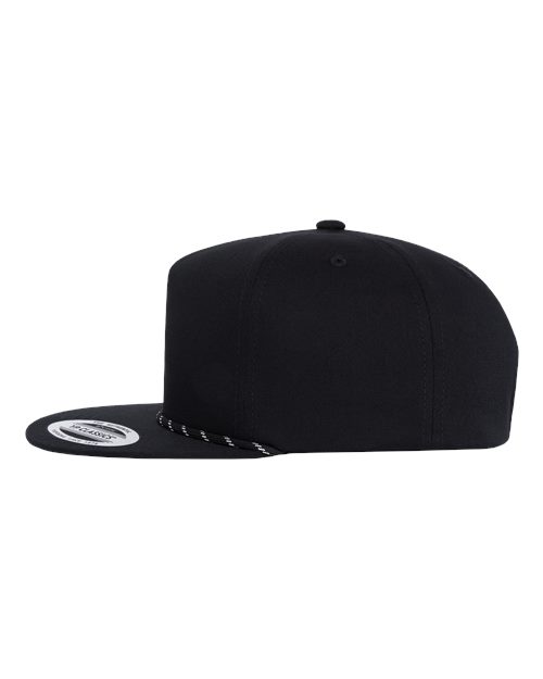 Lightly Structured Five-Panel Rope Cap – Detail