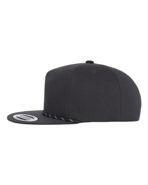 Lightly Structured Five-Panel Rope Cap – Detail
