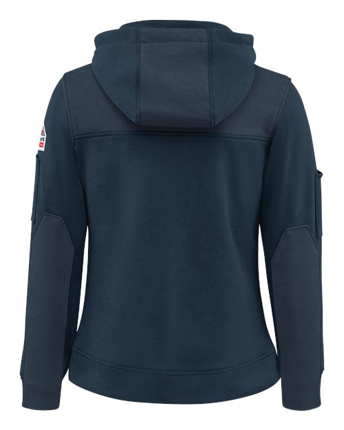Women's Flame-Resistant Fleece Hooded Sweatshirt – Back