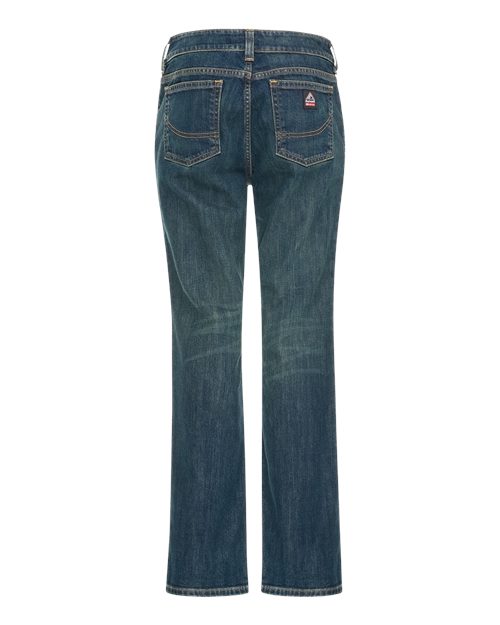 Women's Extended Sizes Stretch Jeans – Back