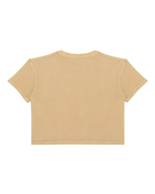 Women's Garment-Dyed Urban Cropped Tee – Back