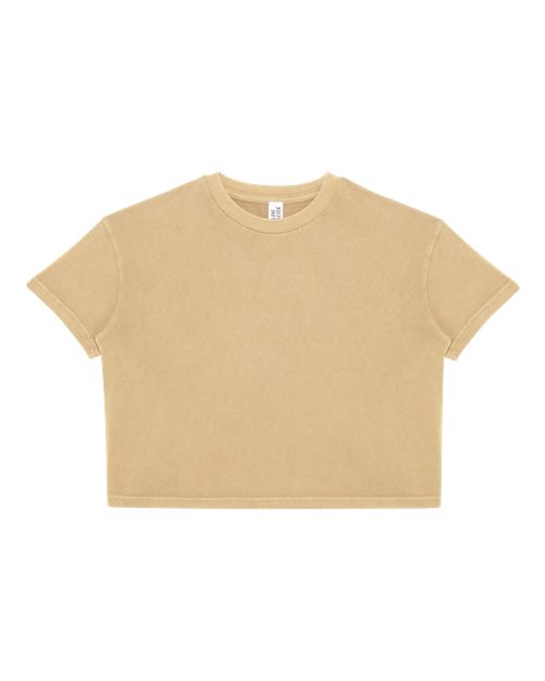 Women's Garment-Dyed Urban Cropped Tee – Front