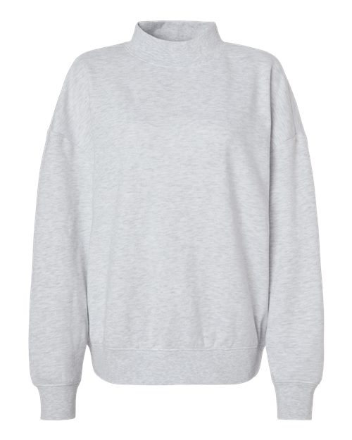 Women's Midweight Mock Neck Sweatshirt
