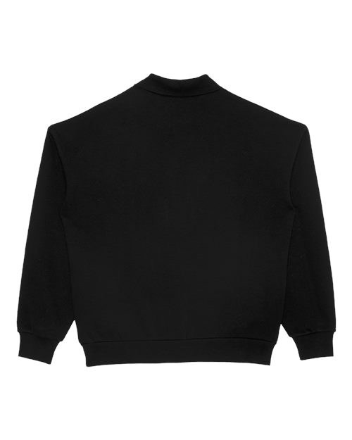 Unisex Element Polo Collar Crewneck Sweatshirt – Back