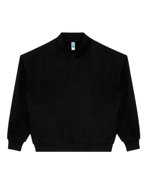 Unisex Element Polo Collar Crewneck Sweatshirt – Front