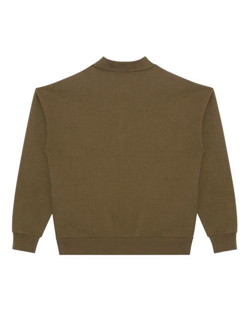 Unisex Element Polo Collar Crewneck Sweatshirt – Back