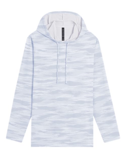 Men's Low Pro Tech Camo Hooded Long Sleeve T-Shirt – Front