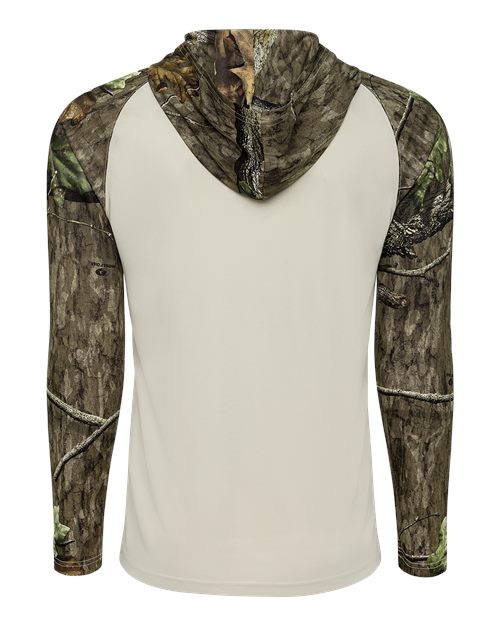 Men's Biloxi Performance Colorblocked Hooded Long Sleeve T-Shirt – Back