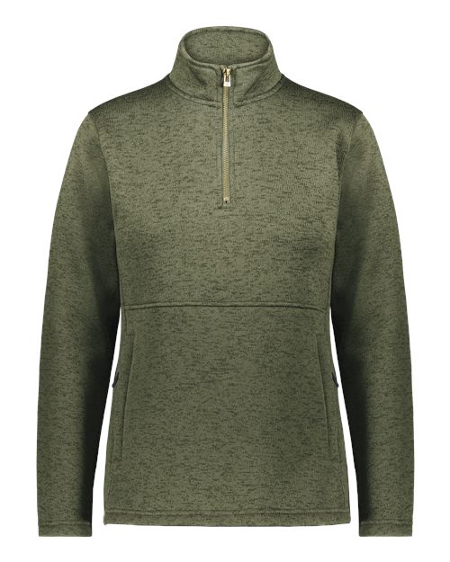 Women's Eco Revive™ Alpine Sweater Fleece Quarter-Zip Pullover – Front