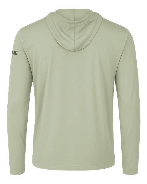 Men's UPF Hooded Long Sleeve T-Shirt – Back