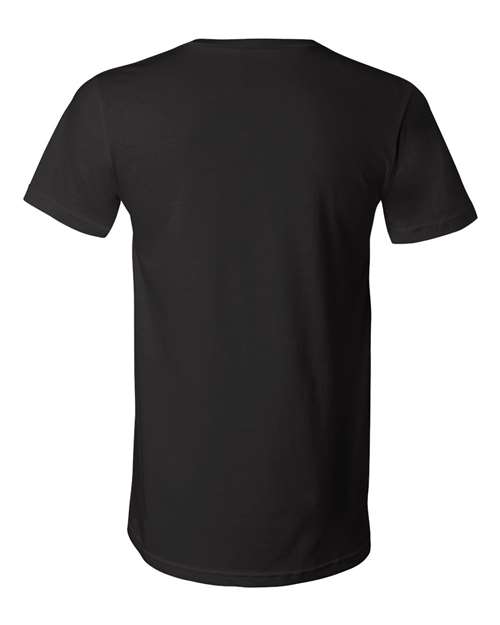Unisex Jersey V-Neck Tee – Back