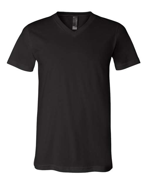 Unisex Jersey V-Neck Tee – Front