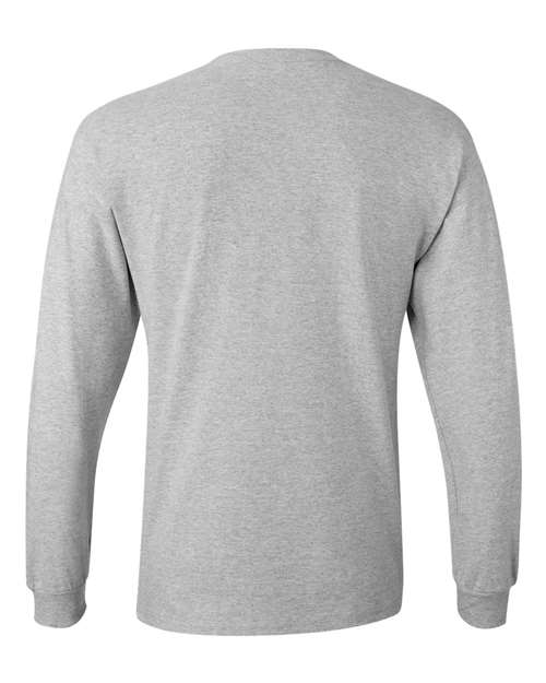 Unisex Authentic Long Sleeve Pocket T-Shirt – Back