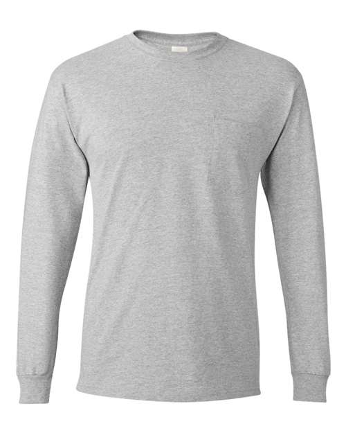 Unisex Authentic Long Sleeve Pocket T-Shirt – Front