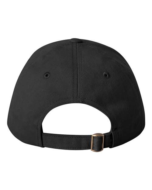 Heavy Brushed Twill Structured Cap – Back