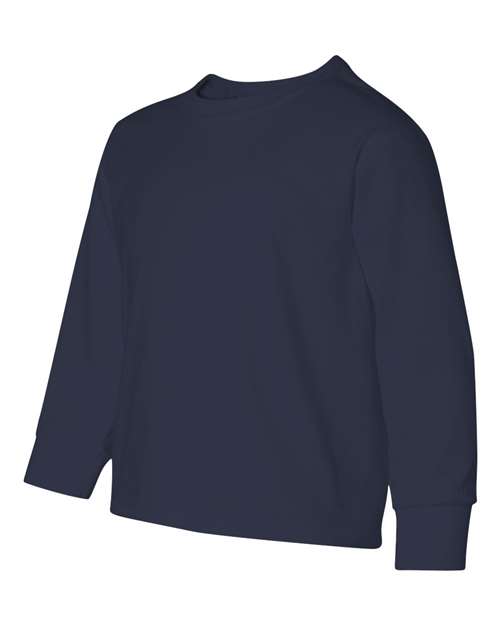 Youth Dri-Power® Long Sleeve 50/50 T-Shirt – Side