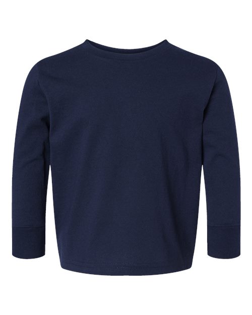 Toddler Cotton Jersey Long Sleeve Tee – Front