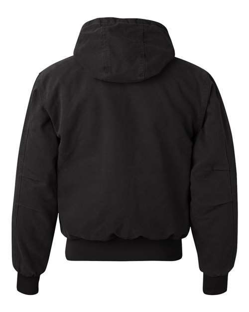 Men's Cheyenne Boulder Cloth™ Hooded Jacket with Tricot Quilt Lining – Back
