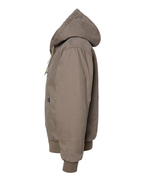 Men's Cheyenne Boulder Cloth™ Hooded Jacket with Tricot Quilt Lining – Detail