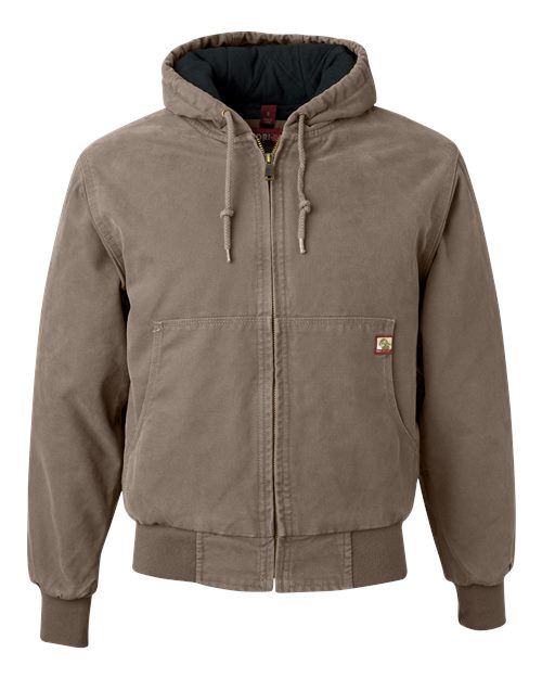 Men's Cheyenne Boulder Cloth™ Hooded Jacket with Tricot Quilt Lining – Front