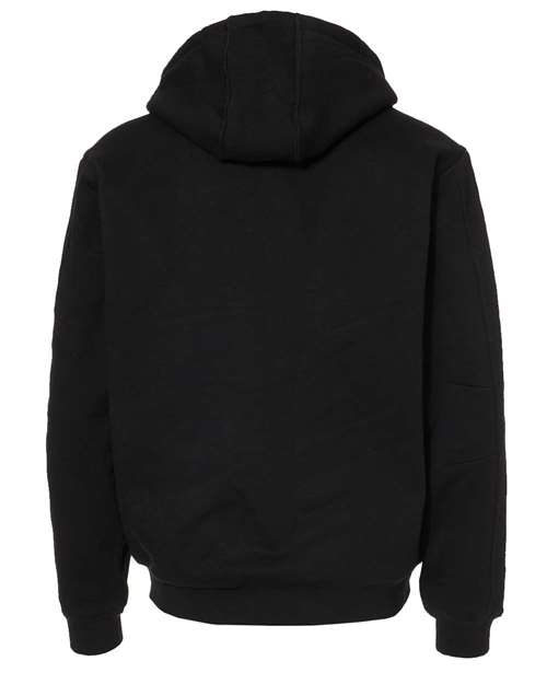 Men's Crossfire Heavyweight Power Fleece Hooded Jacket with Thermal Lining – Back