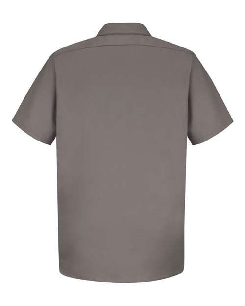 Men's Cotton Short Sleeve Uniform Shirt – Back