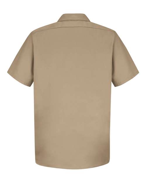 Men's Cotton Short Sleeve Uniform Shirt – Back