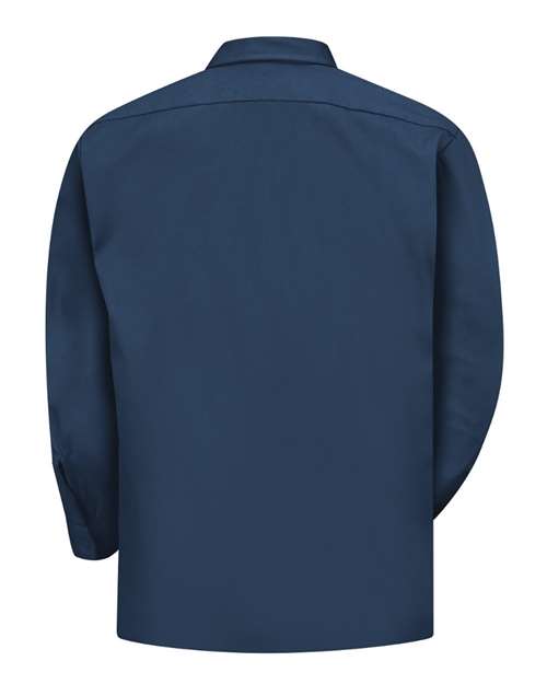 Men's Utility Long Sleeve Work Shirt – Back