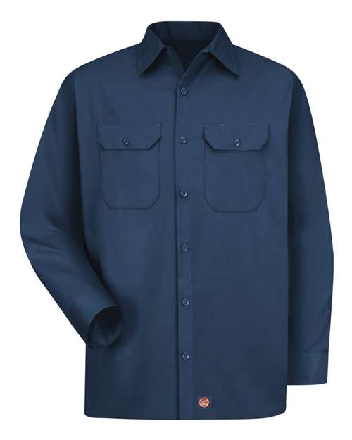 Men's Utility Long Sleeve Work Shirt – Front