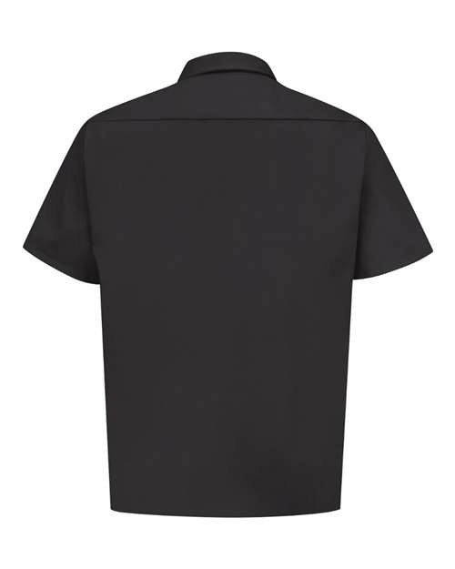 Men's Utility Short Sleeve Work Shirt – Back