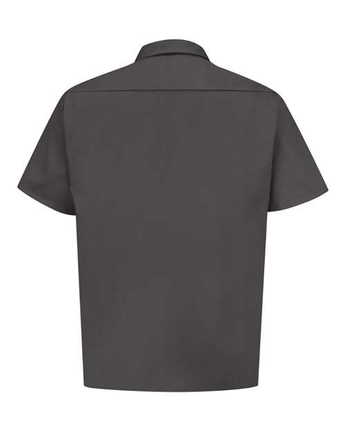 Men's Utility Short Sleeve Work Shirt – Back