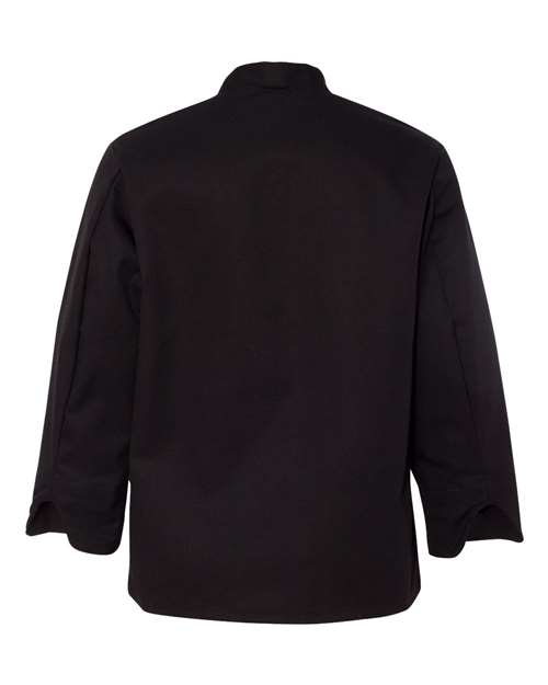 Black Traditional Chef Coat – Back