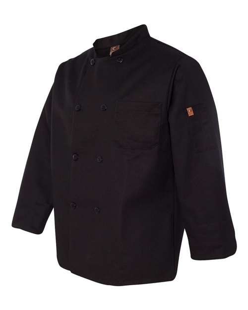Black Traditional Chef Coat – Side
