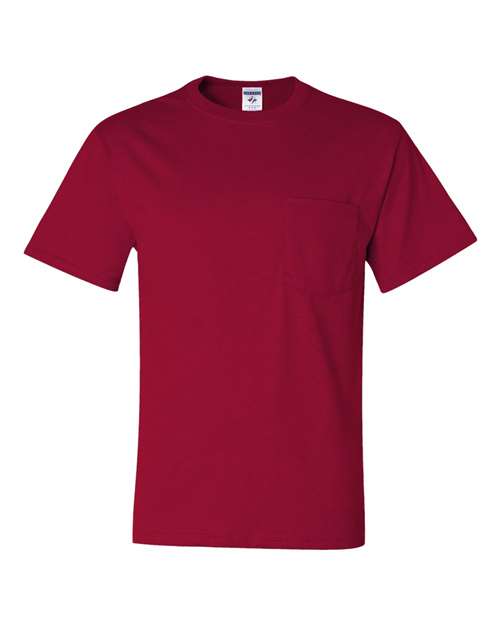 Unisex Dri-Power® 50/50 Pocket T-Shirt – Front