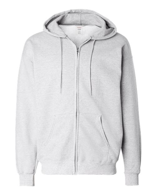Unisex Ultimate Cotton® Full-Zip Hooded Sweatshirt – Front