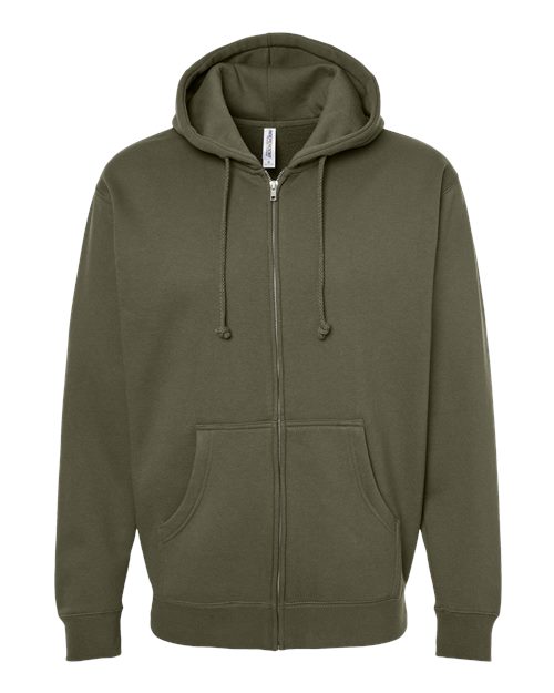 Unisex Heavyweight Full-Zip Hooded Sweatshirt – Front