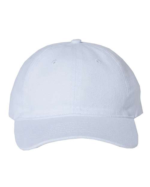 Heavy Brushed Twill Unstructured Cap – Front