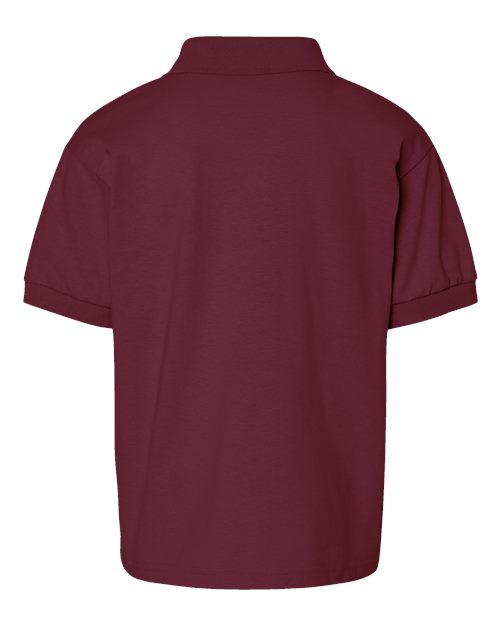 Youth DryBlend® Jersey Polo – Back